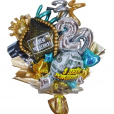 Букет із кульок Двадцятиліття